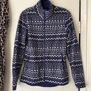 Joe Fresh athletic fleece zip, women’s, fitted XS, high neck, zip pockets